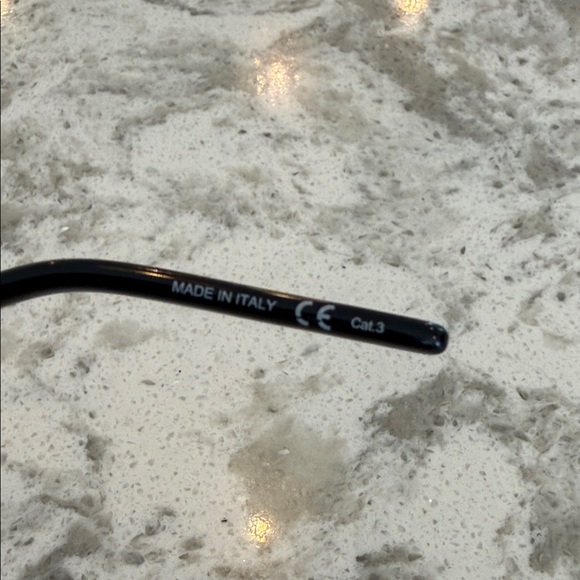 YSL Heart-Shaped Silver & Gray Loulou Sunglasses